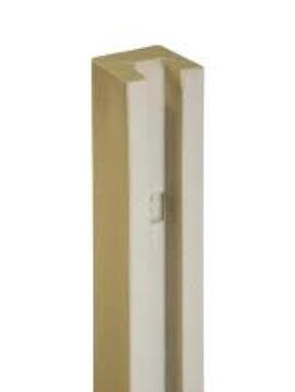 Beige Granite End Post with Hardware 5" x 5" x 102"