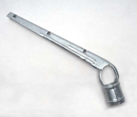 Commercial Barb Arm - 2" X 1 5/8" Galvanized