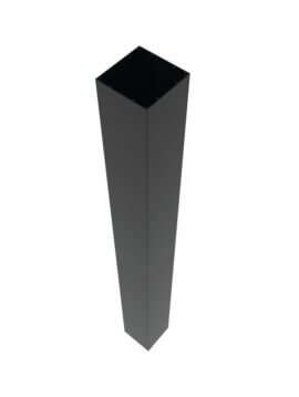 4.25in X 4.25in X 108in Black Aluminum Post Sleeve