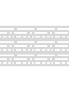 White 2' X 4' - Morse Decorative Screen Panel