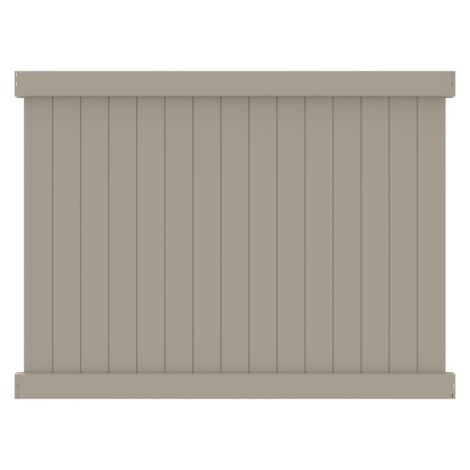  6' H x 8' W Norfolk Privacy Fence Panel Clay