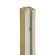 Beige Granite End Post with Hardware 5" x 5" x 142"