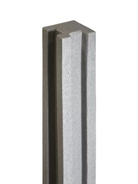 Gray Corner Post with Hardware 5" x 5" x 102"