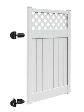 6'x46" Harrington Walk Gate White (for 6' wide sections)